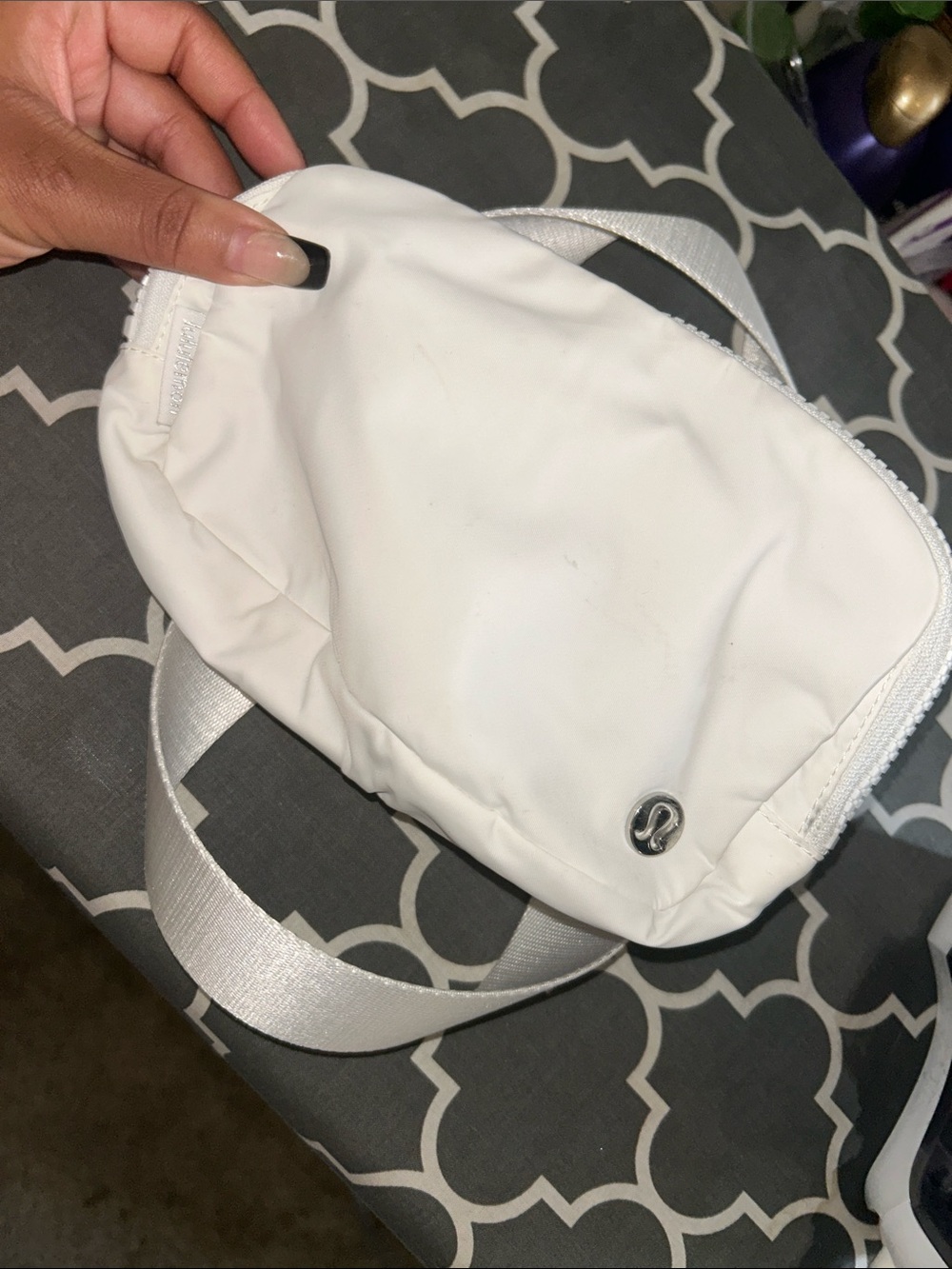 Lululemom White Crossbody Bag